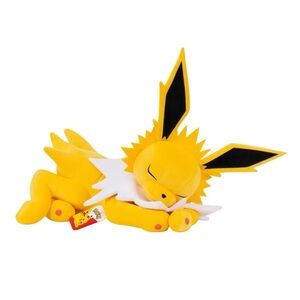 Pokemon 18" Sleeping Plush Jolteon Stuffed Animal Nintendo 2025 NEW